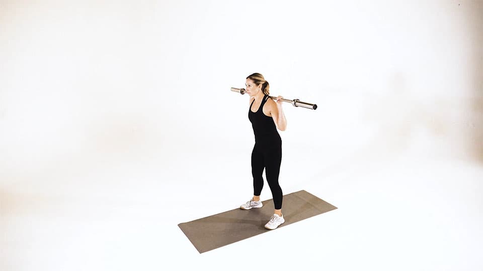 Barbell Speed Squat Demonstration