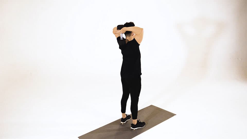 Dumbbell Tricep Extension Demonstration