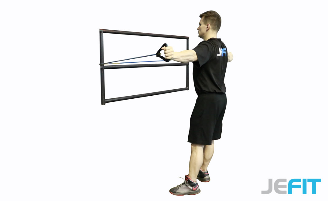 reverse fly with resistance band