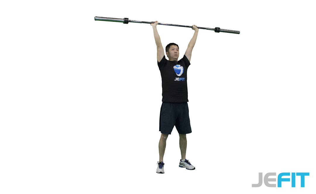 barbell shoulder press