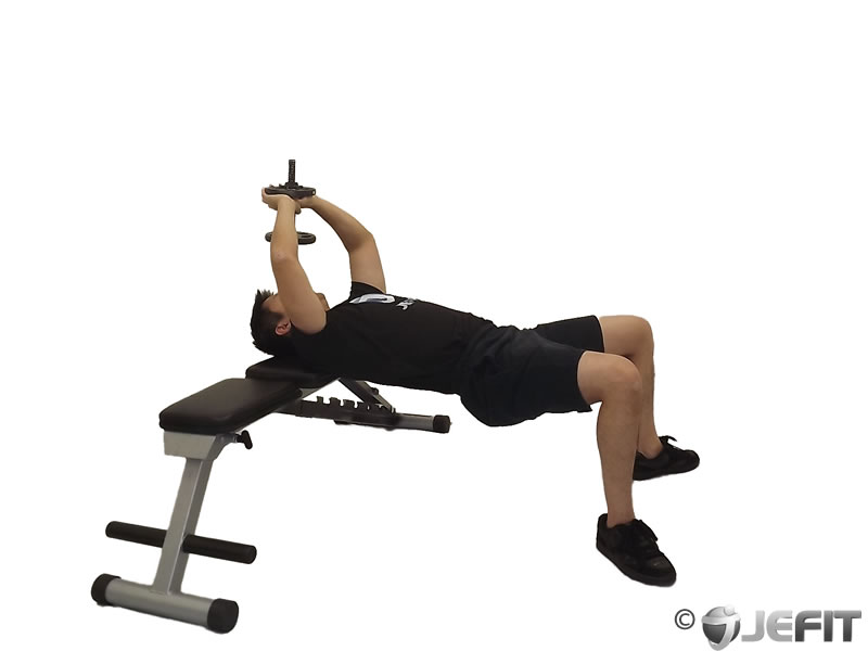 Dumbbell Bent Arm Pullover - Exercise Database | Jefit - Best Android ...