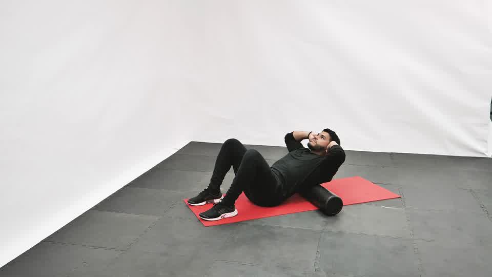 Thoracic Spine Extension (Foam Roller) exercise