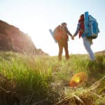 couple hiking