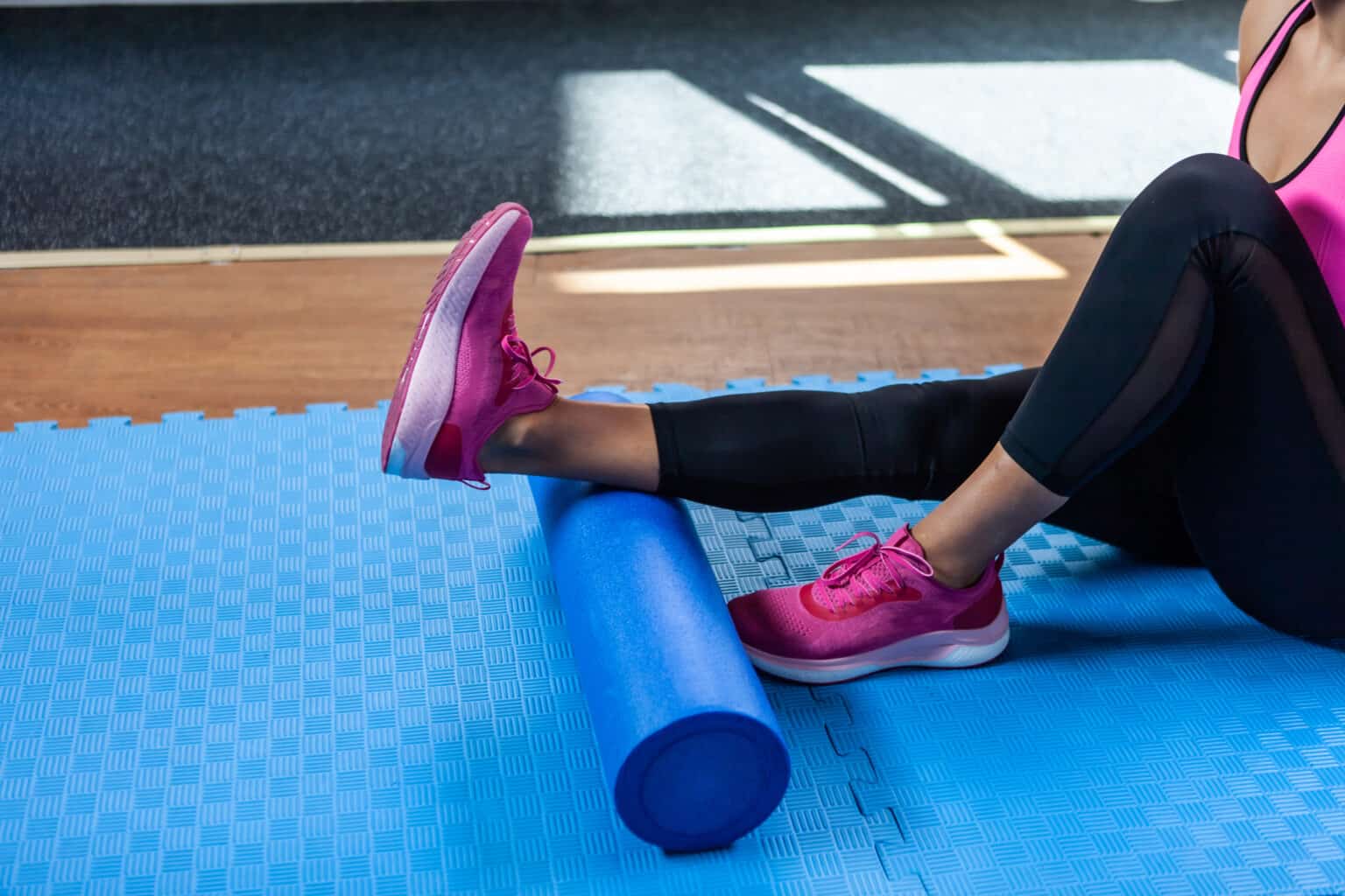 Foam Rolling in Gym